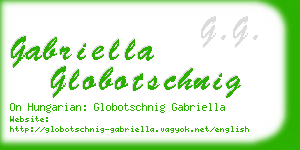 gabriella globotschnig business card
